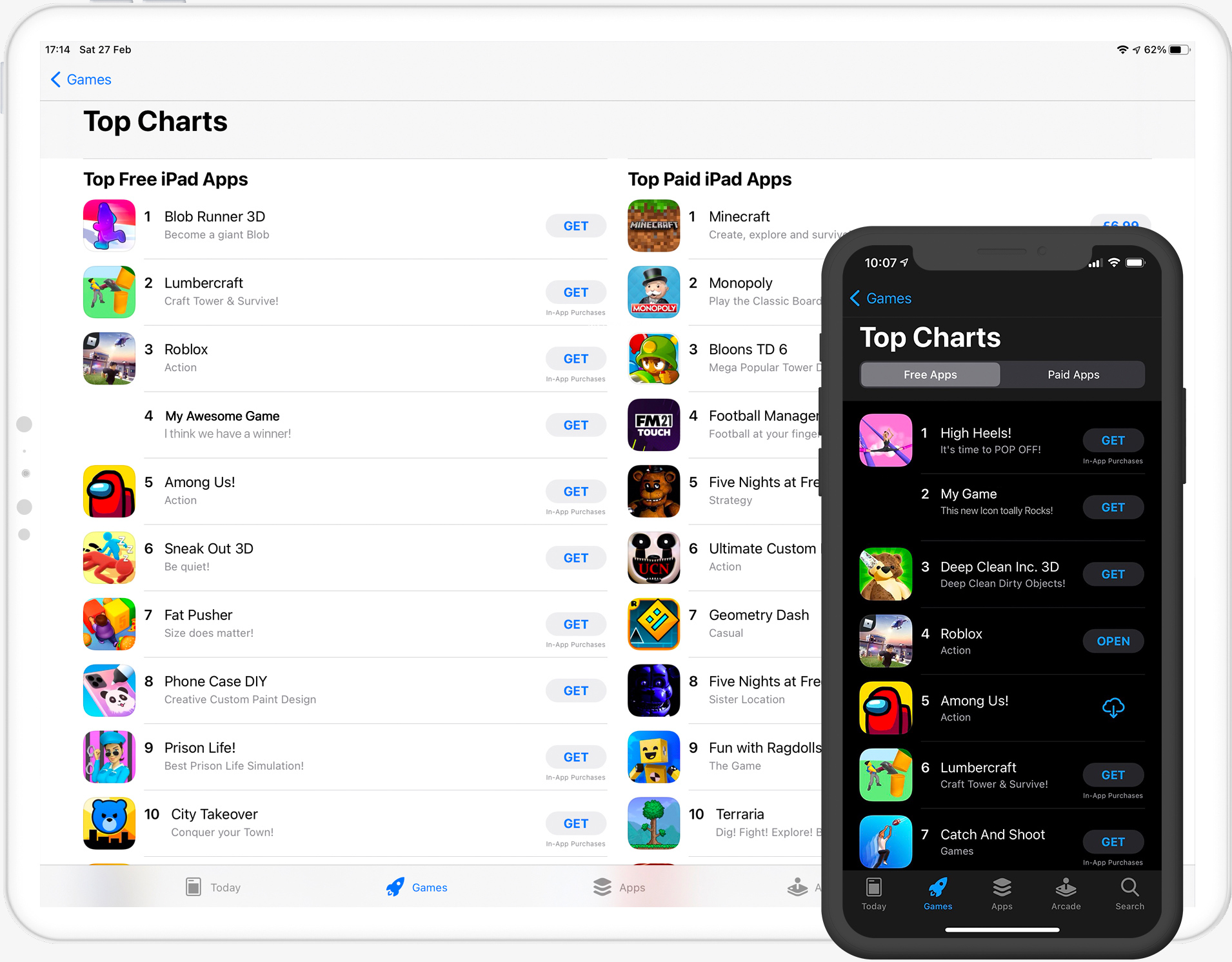 Appstore Top Charts